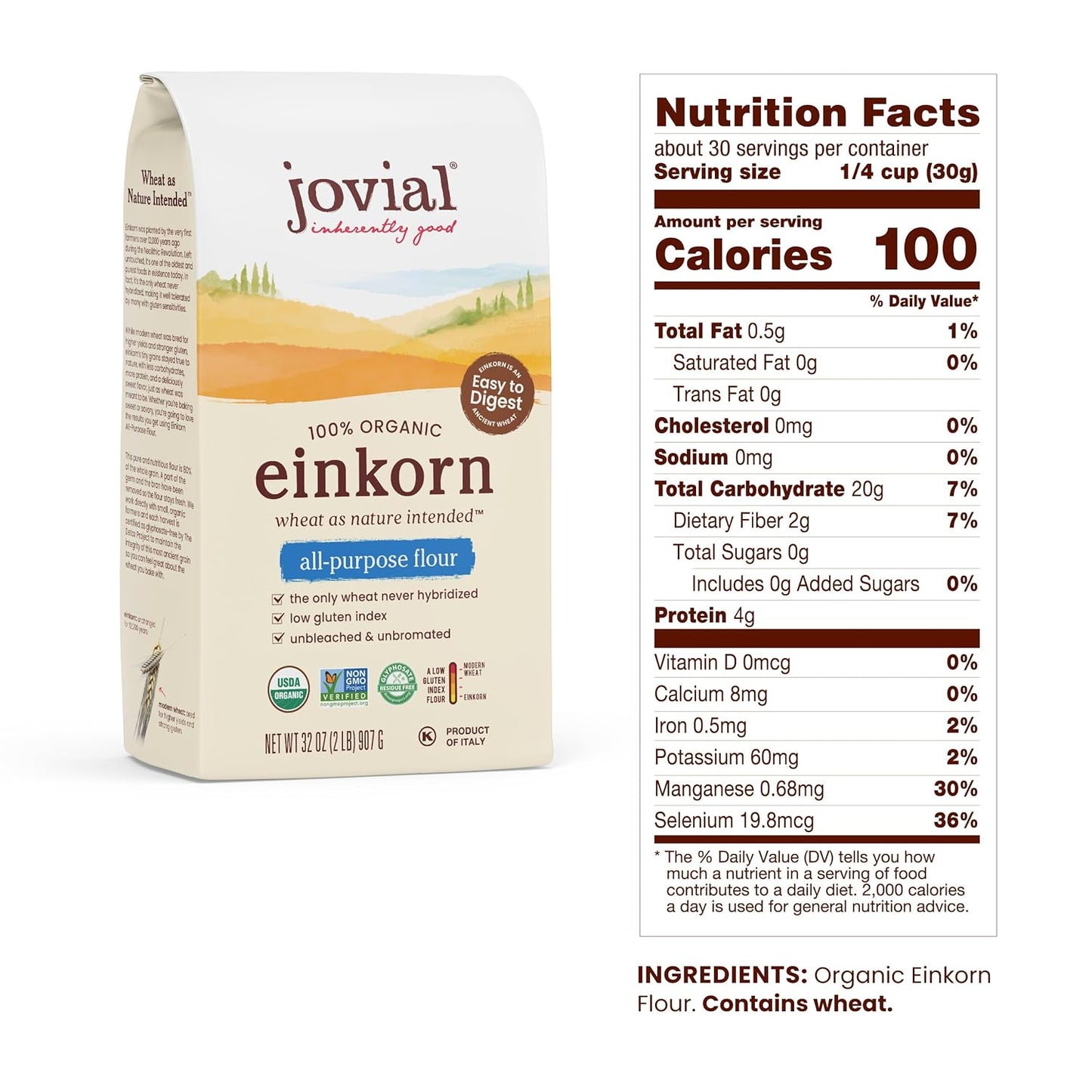 organic-einkorn-all-purpose-flour-for-sourdough-baking---high-protein-non-gmo-glyphosate-free---32-oz-10-pack-7