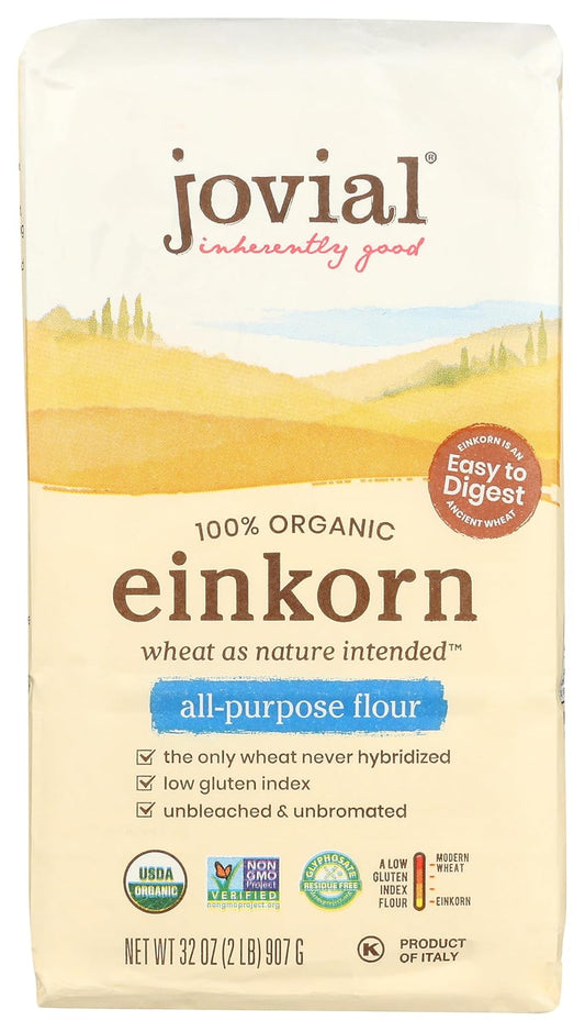 organic-einkorn-all-purpose-flour---high-protein-baking-flour-usda-certified-unbleached-product-of-italy---32-oz-1