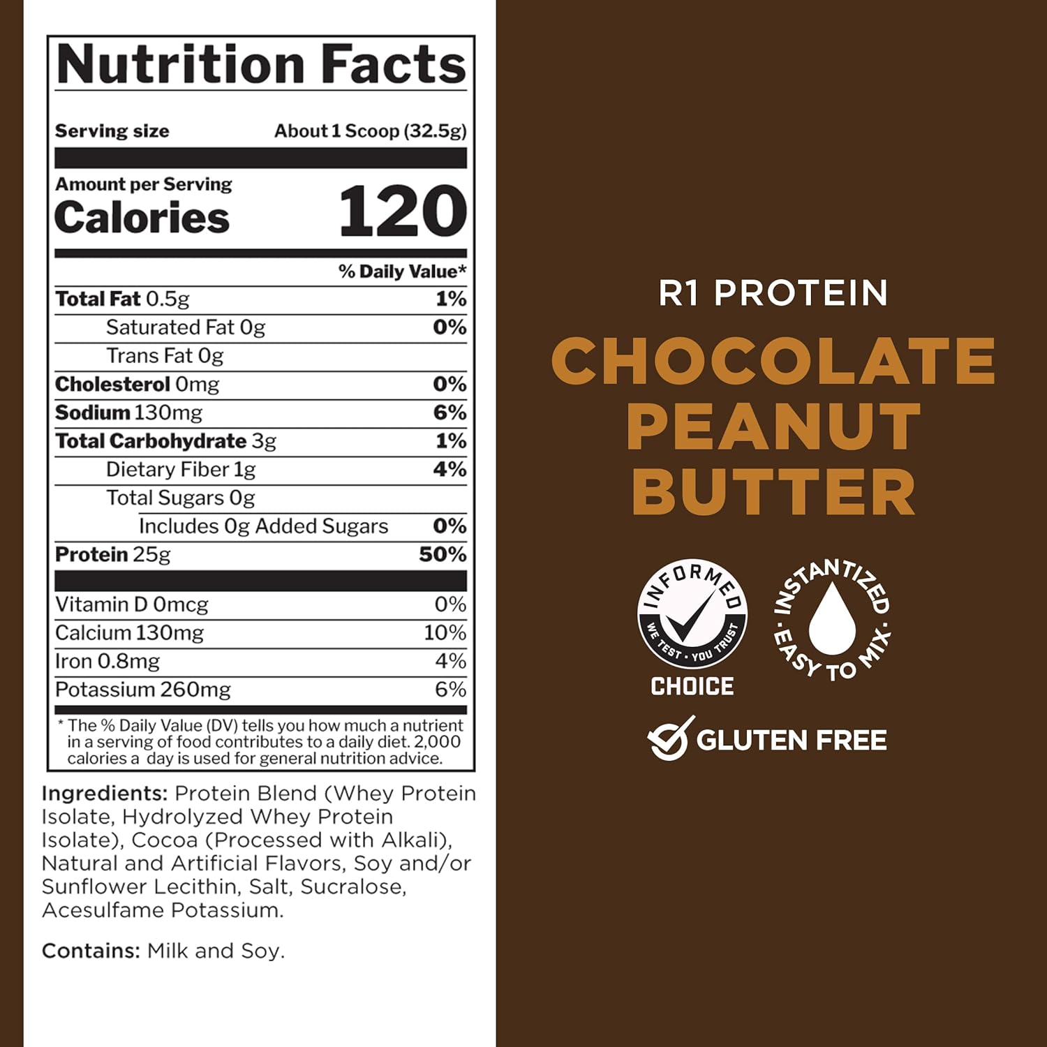 rule-one-proteins-r1-protein---chocolate-peanut-butter-flavor-25g-isolate-hydrolysate-protein-powder-with-6g-bcaas-fast-acting-formula-100-pure-2-lbs-4