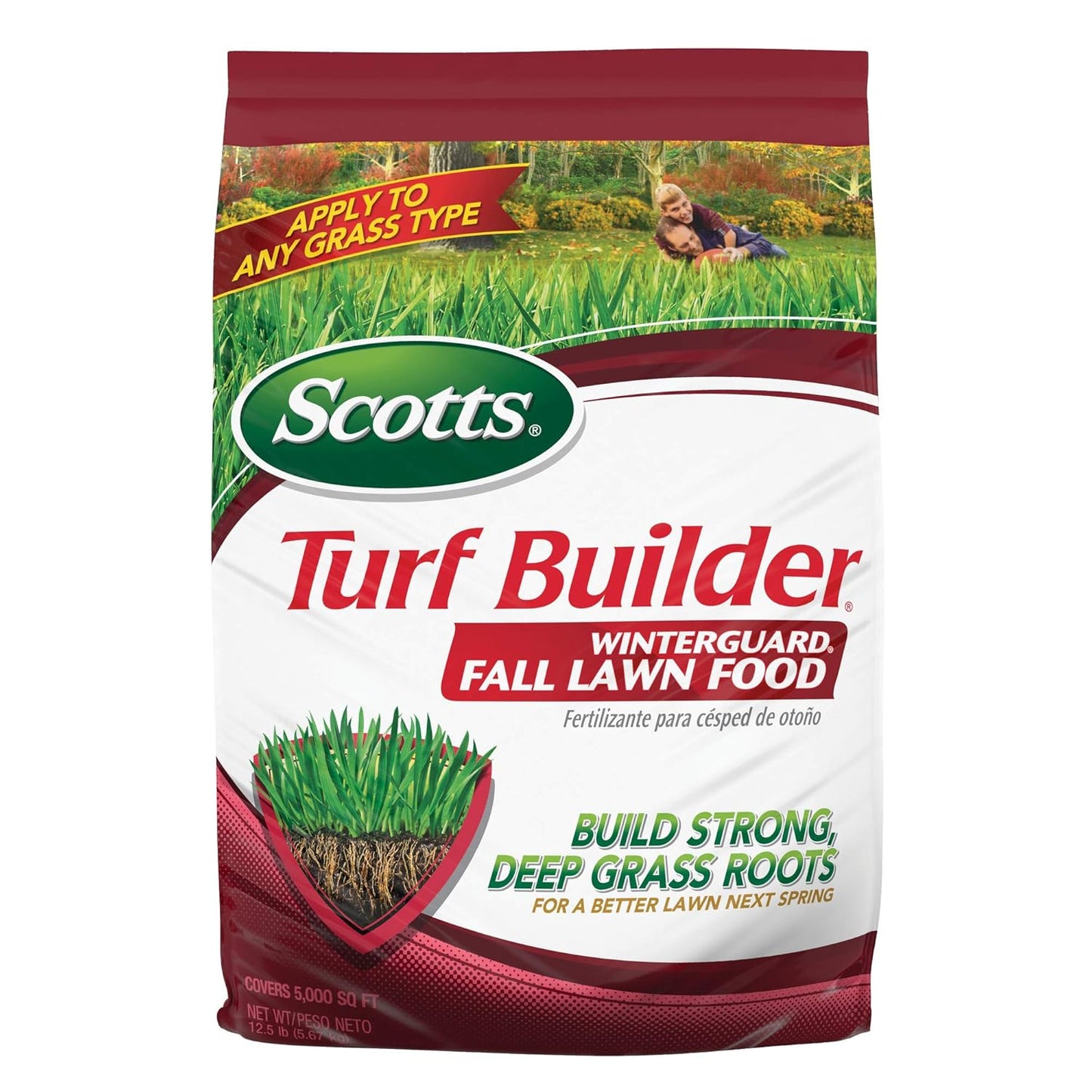 Scotts WinterGuard Fall Lawn Fertilizer - 5,000 sq. ft. Coverage - 12.5 lbs - All Grass Types - Espot.com.au