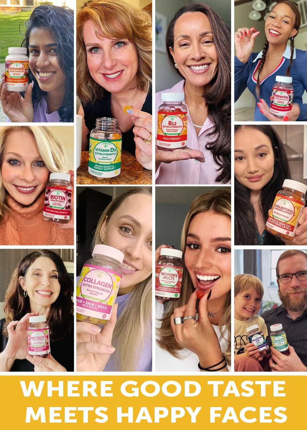 Lunakai Vitamin D3 Gummies 2000 IU - Made in USA, Non-GMO & Gluten-Free - Bone, Immune & Energy Support for Women & Men - 60ct - Espot.com.au