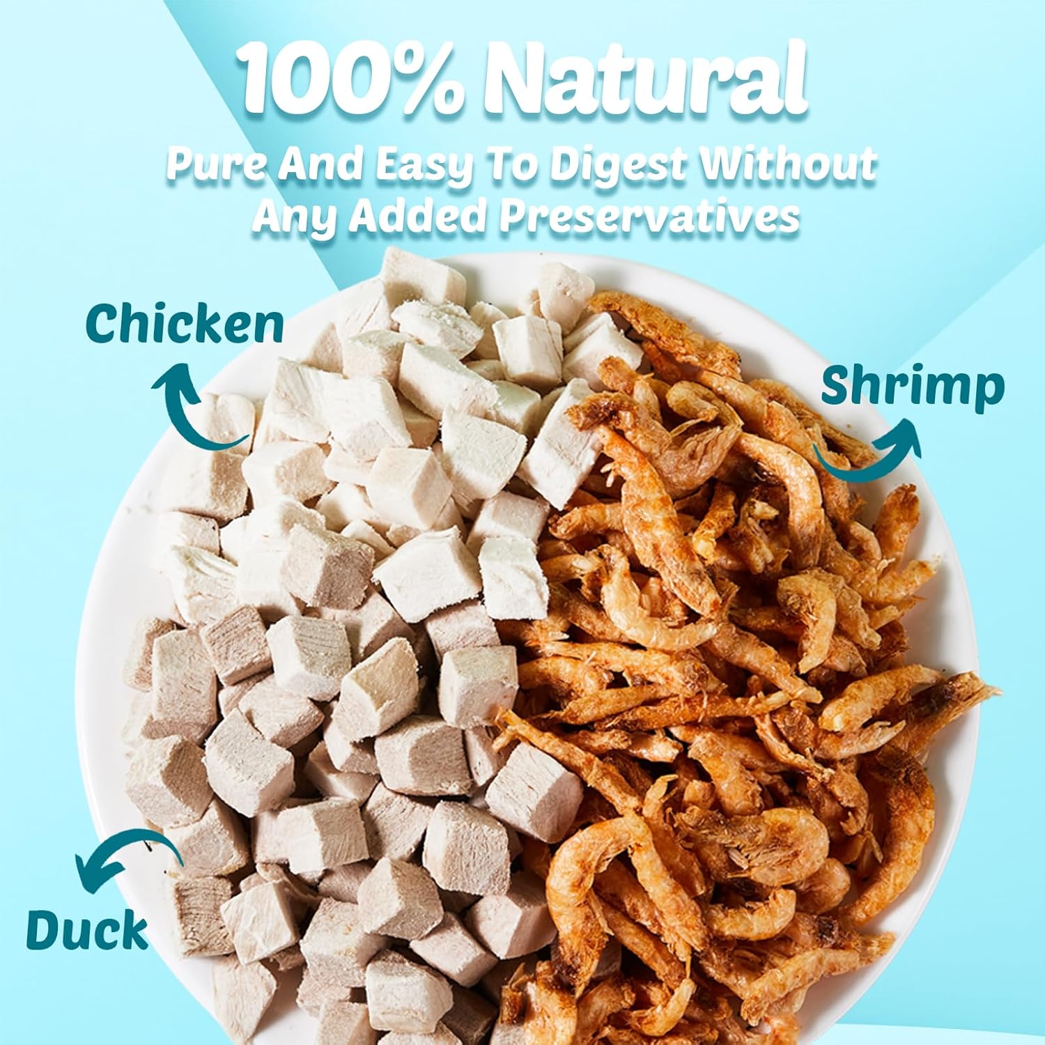 premium-3-in-1-freeze-dried-turtle-treats---chicken-duck-antarctic-krill---natural-box-aquatic-turtle-food---human-grade-quality---ideal-for-baby-turtles-4