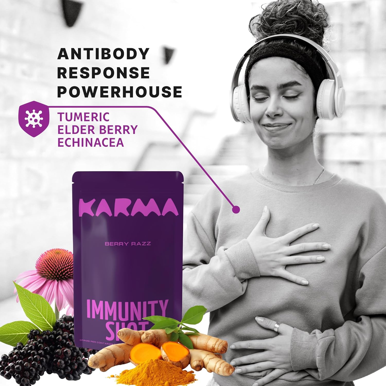 berry-razz-karma-nutrition-immunity-shot-with-echinacea---supports-immune-system-skin-health---elderberry-turmeric-vitamins-c-b12-d---convenient-delicious-boost-3