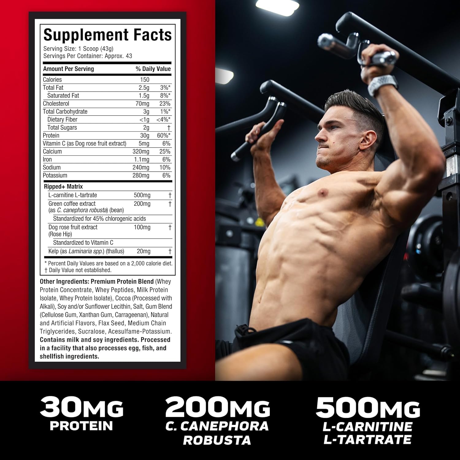 chocolate-fudge-brownie-muscletech-whey-protein-powder---4lb-nitro-tech-ripped-smoothie-mix-for-lean-muscle-fast-recovery---30g-whey-protein-for-women-men-4