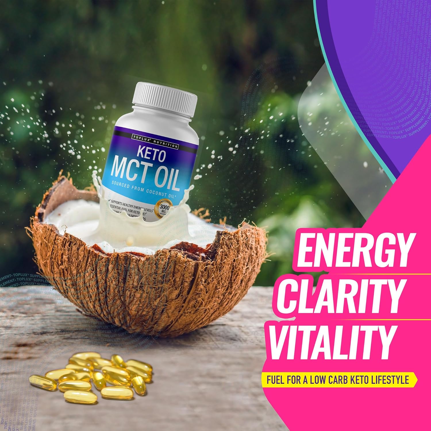 3000mg-toplux-keto-mct-oil-capsules---pure-coconut-extract-softgels-for-energy-boost---easy-to-digest-supplement-for-men-and-women---90-pills-6