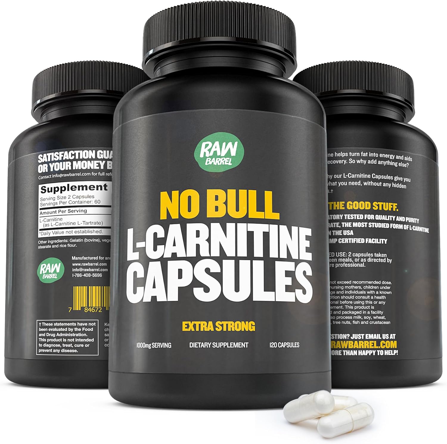 pure-l-carnitine-l-tartrate-capsules-for-cognitive-function-500mg---keto-friendly-supplement-for-men-and-women-by-raw-barrel-8