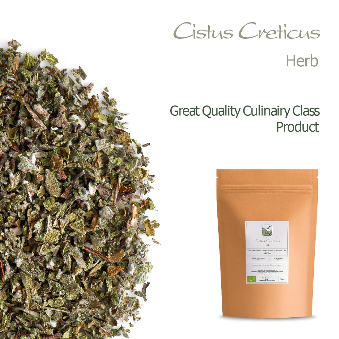 Organic Valley of Tea Cistus Creticus: Premium Creticus Rock Rose - Espot.com.au