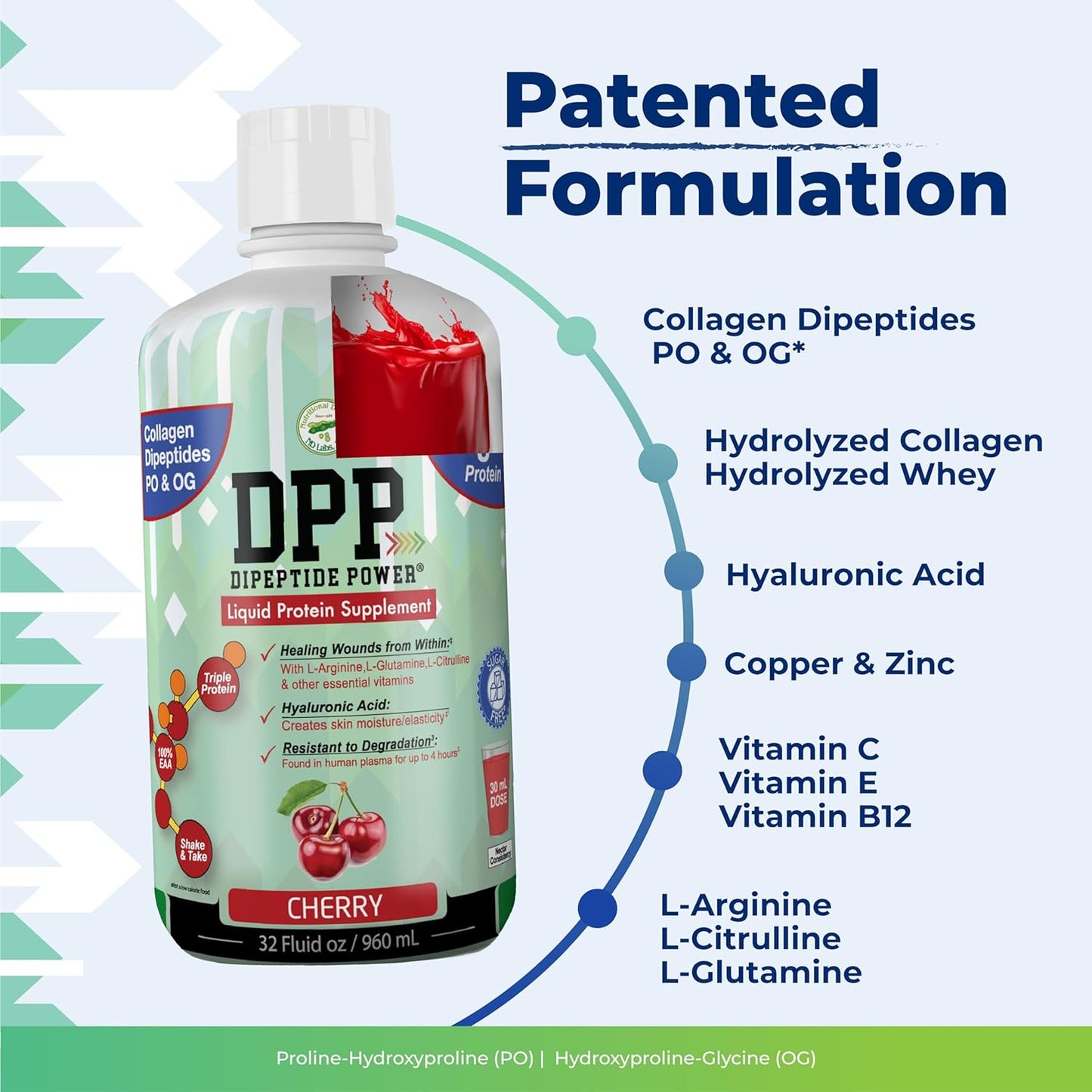 cherry-flavored-liquid-collagen-whey-protein-supplement-for-wound-healing-healthy-skin---dpp-dipeptide-formula-sugar-free---32-fl-oz-bottle-3