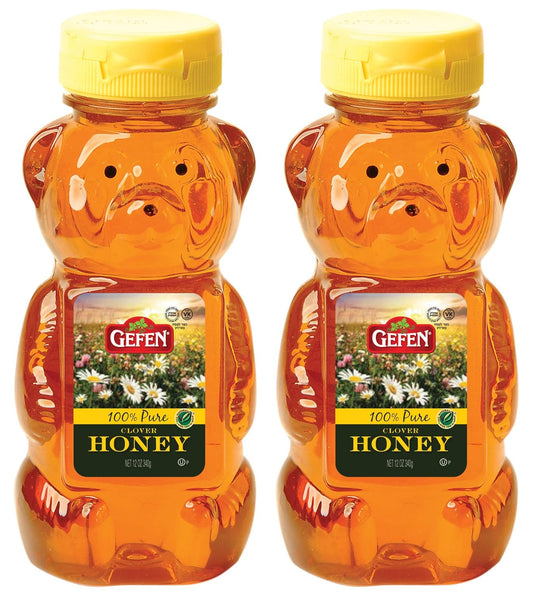 two-pack-of-gefen-us-grade-a-12oz-honey-bears---100-clover-honey-no-fillers-gluten-free-1
