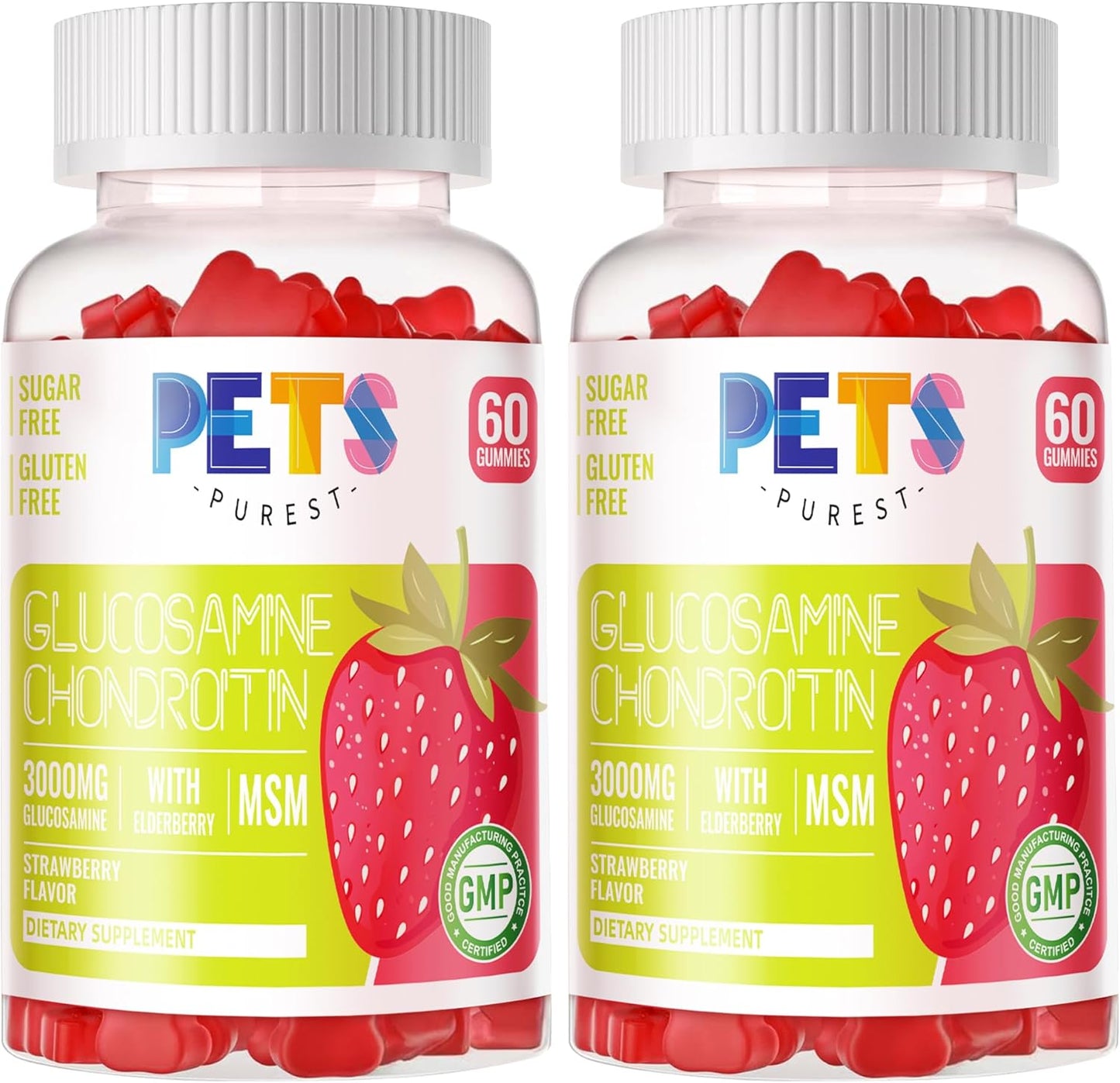 pets-purest-glucosamine-chondroitin-gummies-with-msm-elderberry---extra-strength-joint-immune-support-for-adults---strawberry-flavor---2-pack-1