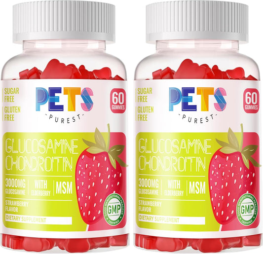 pets-purest-glucosamine-chondroitin-gummies-with-msm-elderberry---extra-strength-joint-immune-support-for-adults---strawberry-flavor---2-pack-1