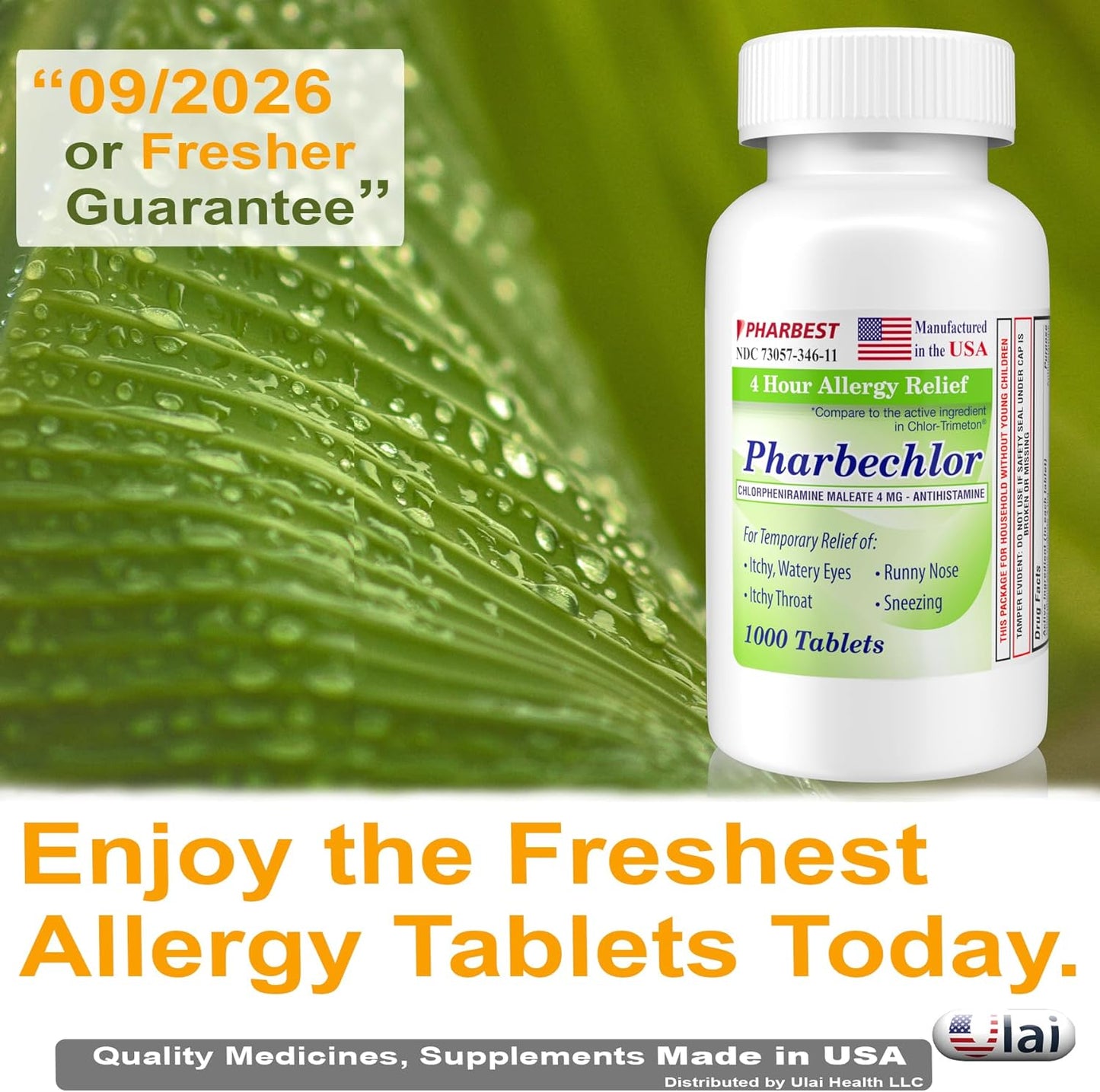 ulai-4-hour-allergy-relief-1000-ct-made-in-usa-relieves-itchy-eyes-watery-nose-runny-nose-sneezing-sinus-chlorpheniramine-maleate-4-mg-antihistamine-allergy-medicine-pharbechlor-1-bottle-2