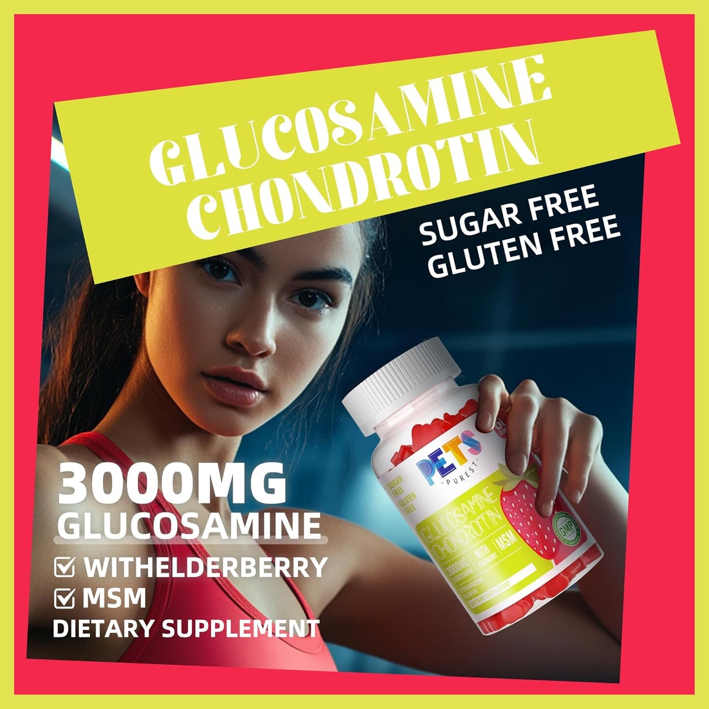 pets-purest-glucosamine-chondroitin-gummies-with-msm-elderberry---joint-support-supplement-with-antioxidant-immune-boost---strawberry-flavor-for-adults-3