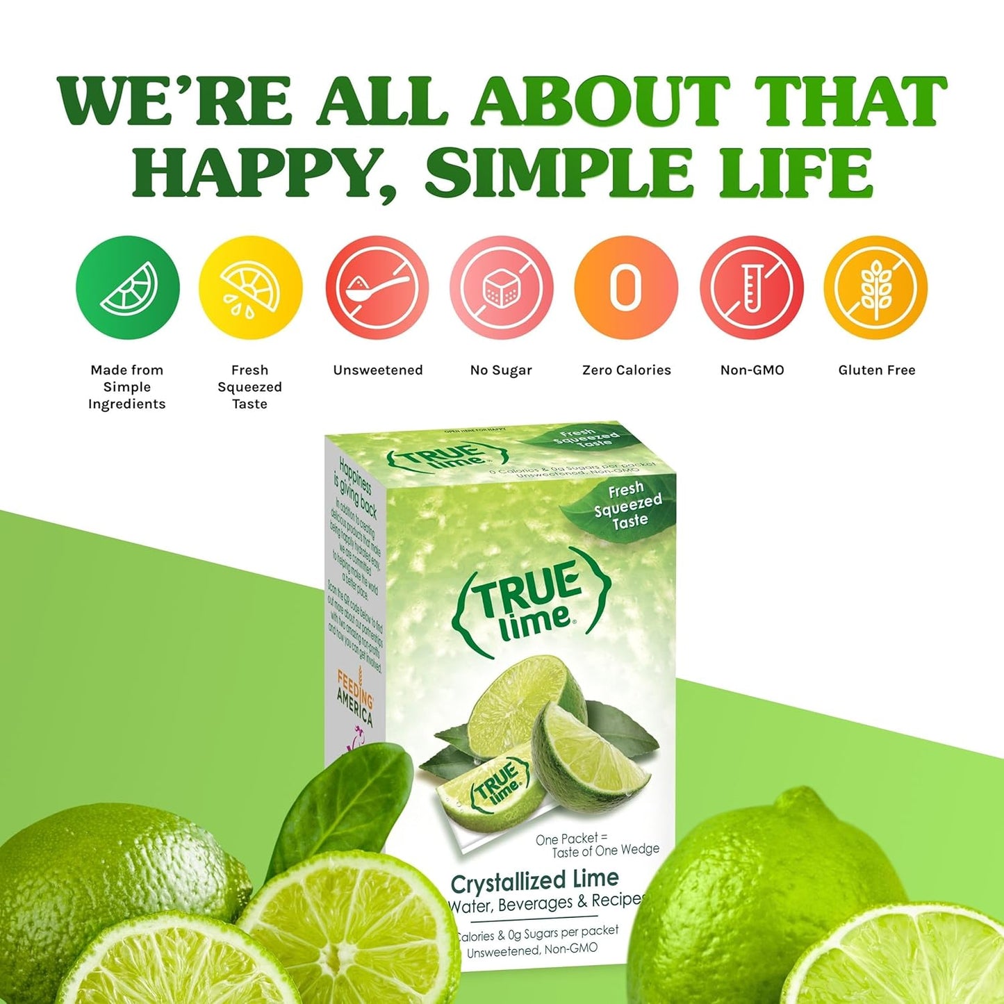 Bulk Pack of True Citrus TRUE LIME Water Enhancer - 0.03oz Packets, 500 Count | Zero Calorie Unsweetened Flavoring for Water & Recipes | Made with Real Limes | Flavor Packets - Espot.com.au