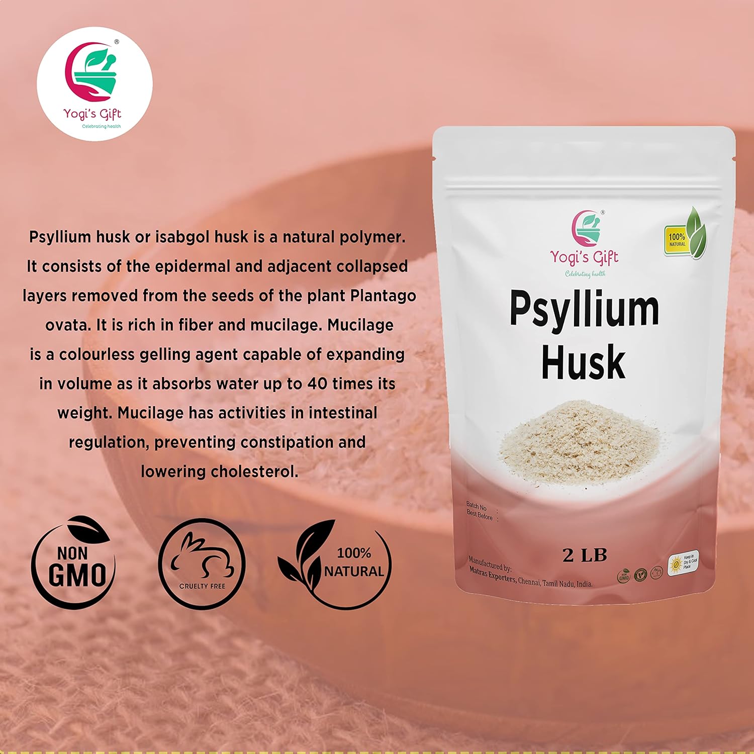 psyllium-husk-whole-2-lb---98-purity-soluble-fiber-supplement---keto-friendly---use-in-smoothies-cooking-and-baking---unflavored-fine-ground---100-natural-non-gmo-by-yogis-gift-5