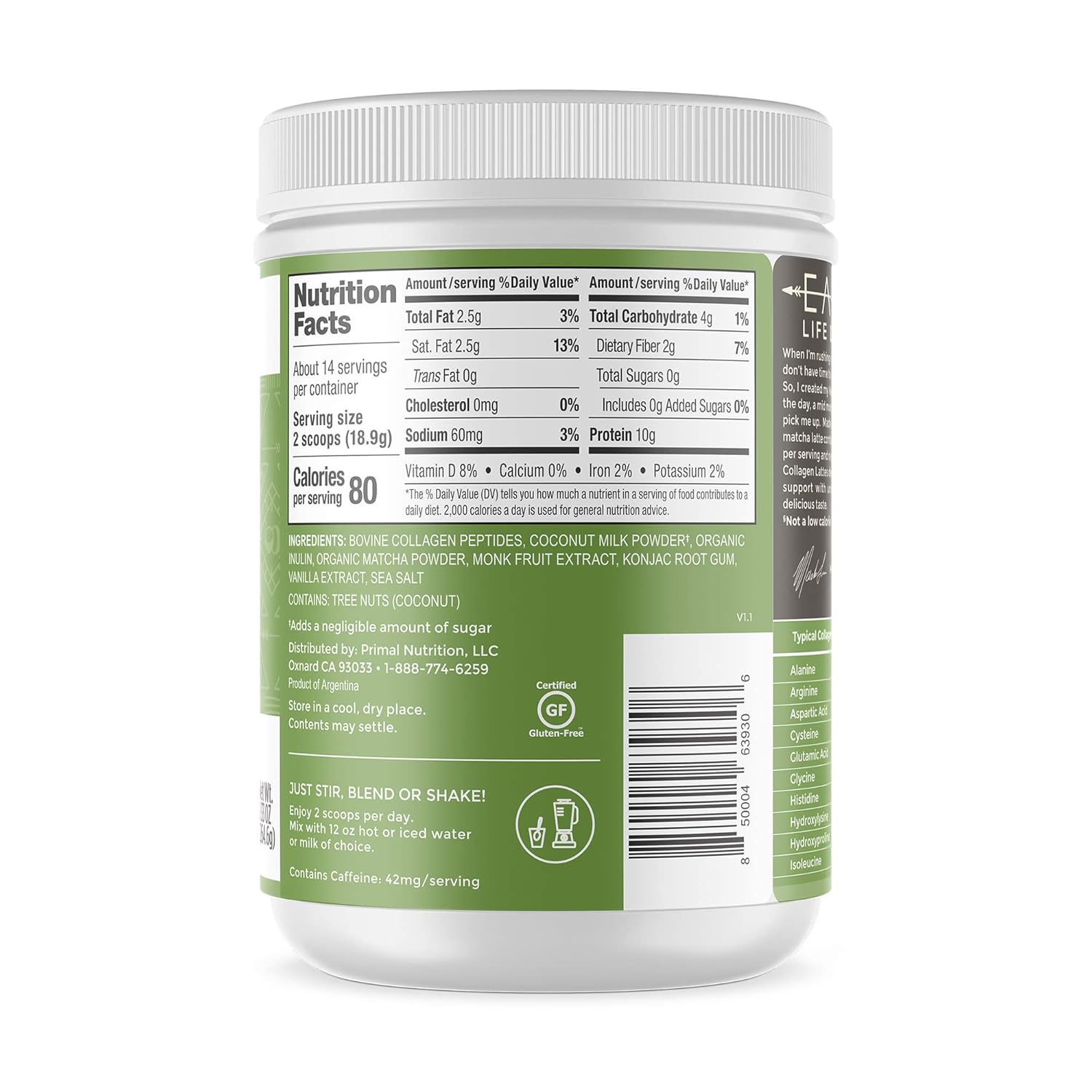 primal-kitchen-matcha-collagen-keto-latte-powder---sugar-free-peptides---933-oz-2