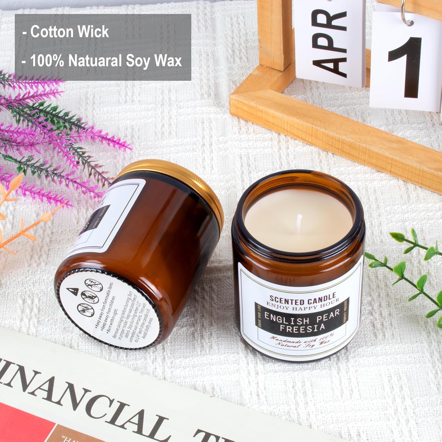 premium-soy-wax-candles-with-english-pear-freesia-scent---aromatherapy-for-stress-relief-meditation-yoga-relaxing---natural-jar-candles-for-home-office-men-women-5