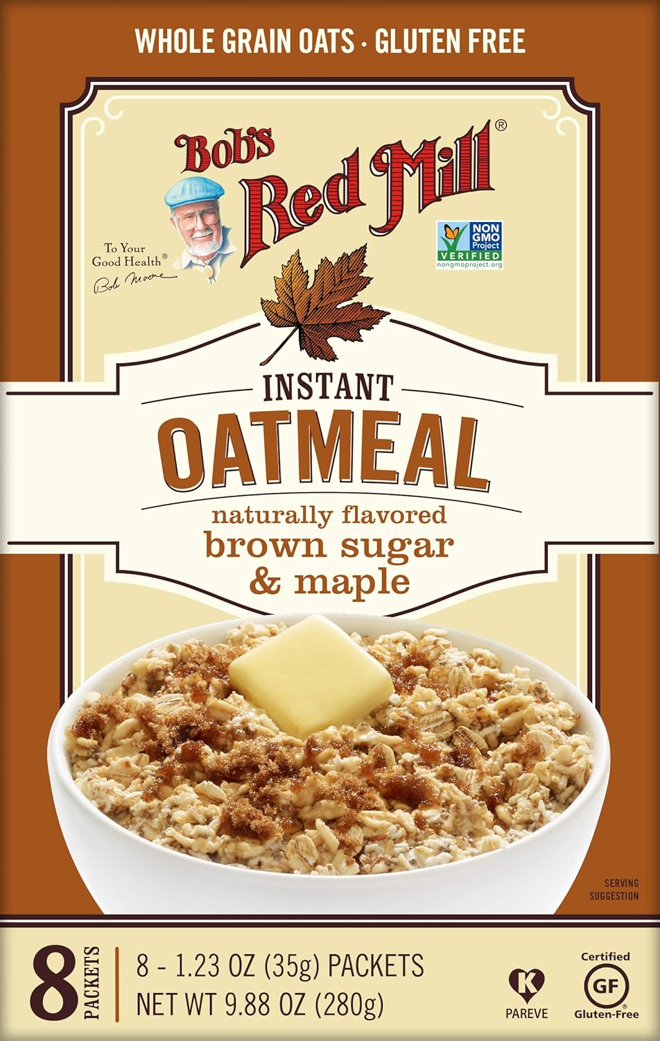 bobs-red-mill-maple-brown-sugar-instant-oatmeal-packets---8-packets-gluten-free-non-gmo-100-whole-grain---1-box-2