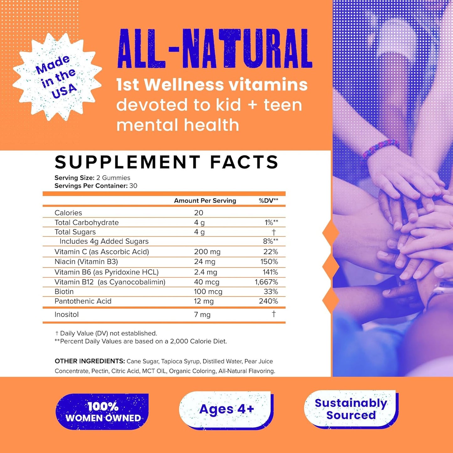 natural-vegan-energy-gummies-for-kids-teens-with-biotin-vitamin-b3-b6-b12---strawberry-flavor---60-count-2