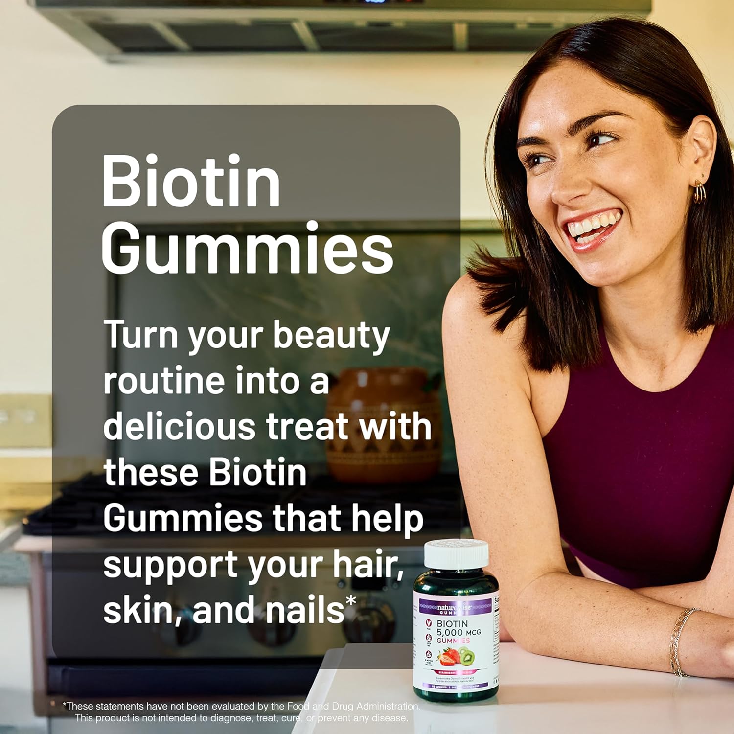 biotin-gummies-for-hair-skin-and-nails---5000mcg-vitamin-b7-supplement---supports-natural-beauty---strawberry-kiwi-flavor---vegan-non-gmo-gluten-free---60-count-7