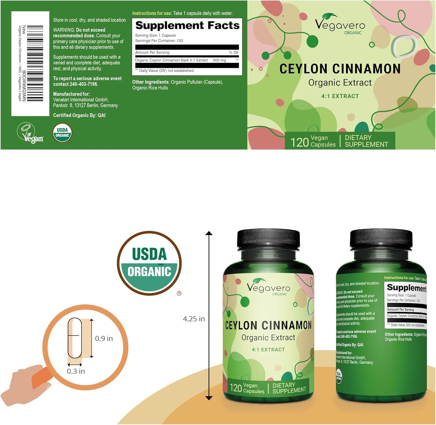 vegavero-organic-ceylon-cinnamon-capsules---2000mg-usda-certified-non-gmo-120-vegan-capsules-4-month-supply-lab-tested-2
