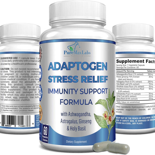organic-adaptogen-stress-relief-supplement---immune-support-formula-with-ashwagandha-astragalus-ginseng---non-gmo-vegan-capsules---60-count-1