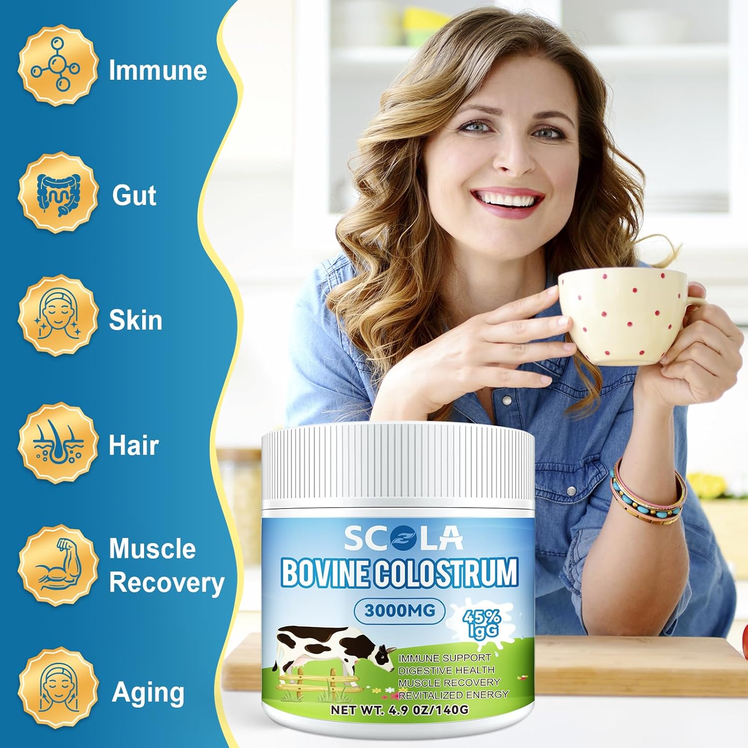 high-igg-grass-fed-bovine-colostrum-powder---gut-health-immune-support-beauty-boost---non-gmo-natural-supplement---3000mg-per-serving-49-oz-3