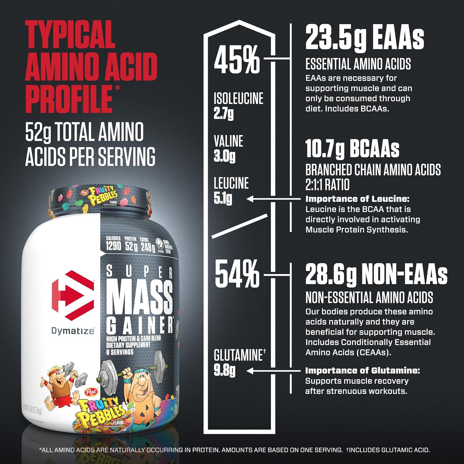 dymatize-super-mass-gainer-protein-powder---fruity-pebbles-flavor-6-lb---1290-calories-52g-protein---easy-mixing-delicious-taste-7