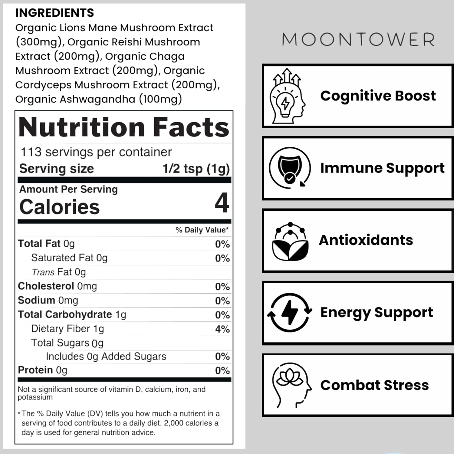 organic-mushroom-blend-powder-with-lions-mane-reishi-chaga-cordyceps-ashwagandha---immune-support-supplement-sugar-free---113-servings-2