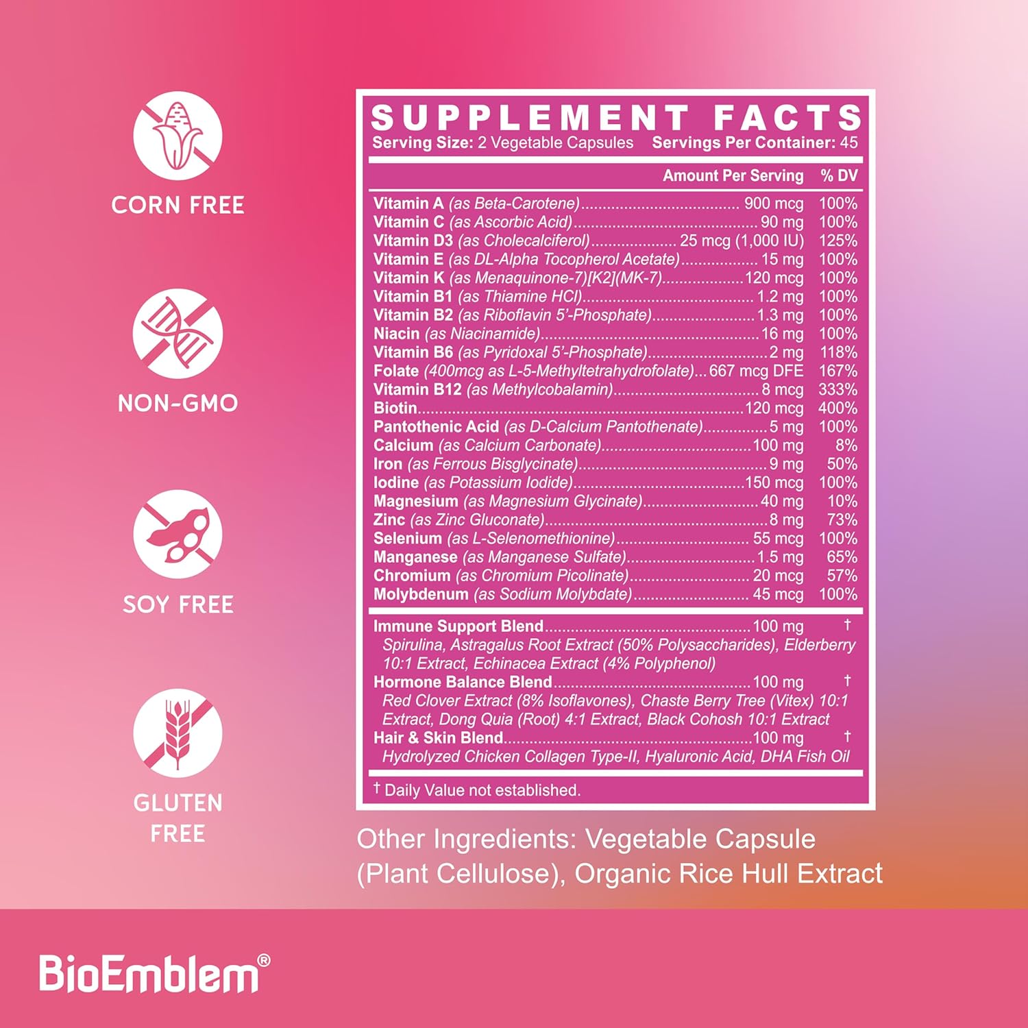 womens-multivitamin-with-vitamin-a-b12-b6-d3-biotin-iron-magnesium-collagen---immunity-energy-hair-skin-support---90-capsules---gluten-free-5