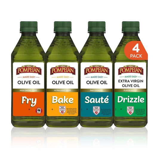 pompeian-made-easy-olive-oil-variety-pack---american-heart-association-certified-non-gmo-non-allergenic-cooking-oil-set-for-fry-bake-saute-drizzle---16-fl-oz-pack-of-4-1