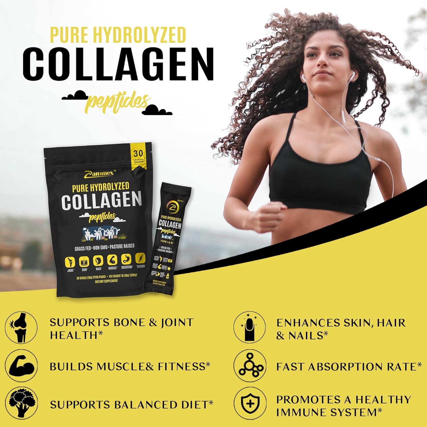 zammex-bone-broth-protein-collagen-peptides-powder-travel-packets---type-i-iii---convenient-on-the-go-packets-8