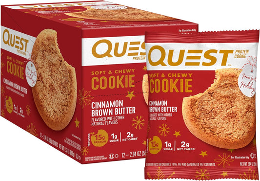 limited-edition-quest-nutrition-cinnamon-brown-butter-protein-cookies---12-count-15g-protein-2g-net-carbs-low-carb-1