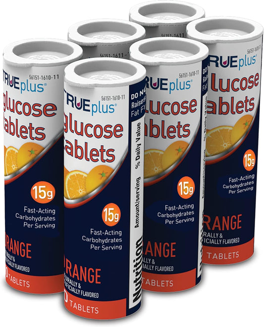 6-boxes-of-trueplus-orange-flavor-glucose-tablets---60-tablets-total-1