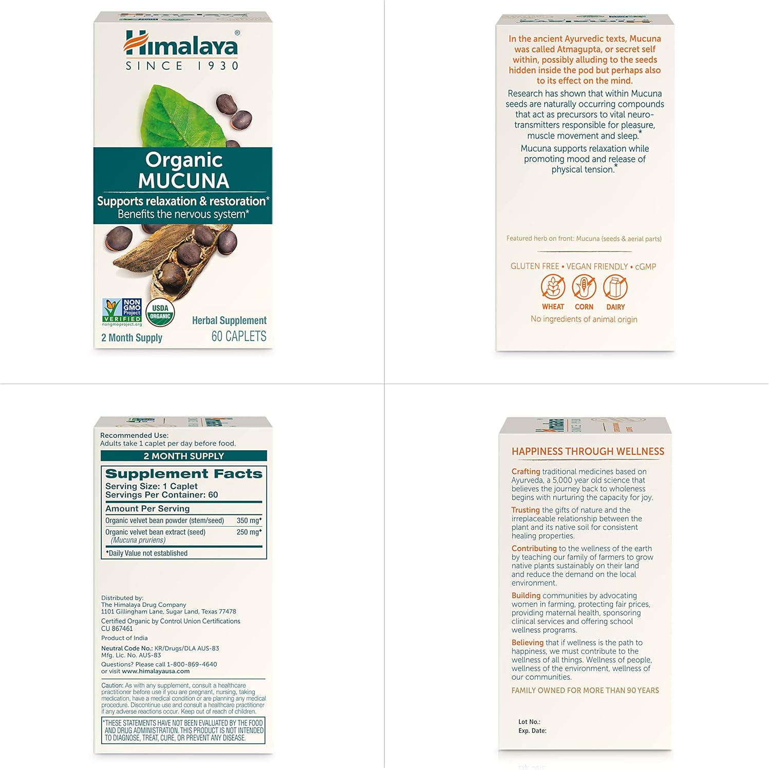 organic-mucunapruriens-herbal-supplement---600mg-60-plant-caplets---relaxation-brain-function---non-gmo-usda-organic-vegan-gluten-free---60-day-supply-7