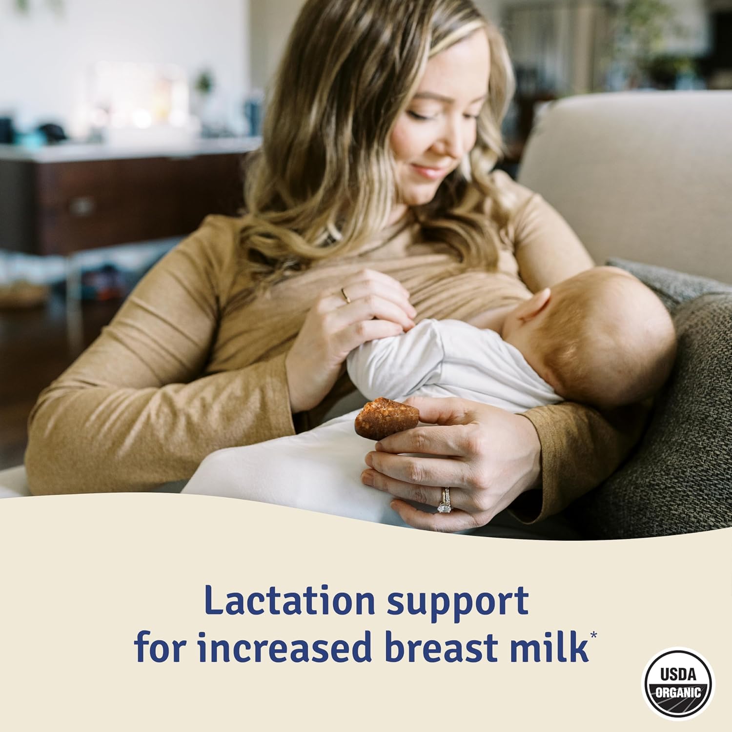 Organic Lactation Bites - Breastfeeding Support & Milk Supply Boost - Fenugreek-Free Galactagogues - Lemon Coconut - 6 Pack - Espot.com.au