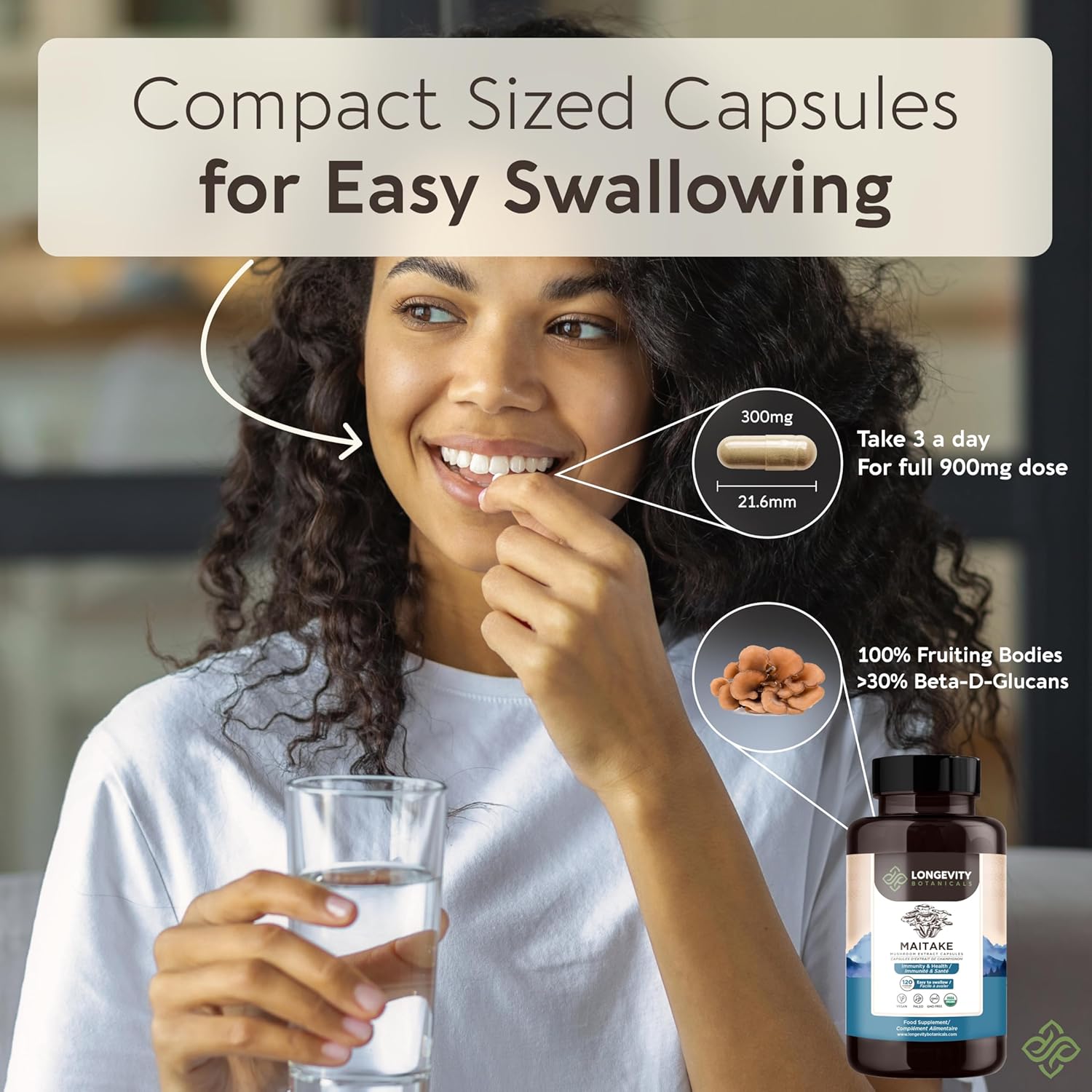 organic-maitake-mushroom-capsules---ultra-concentrated-immune-support-supplement---100-fruiting-body---120-capsules-7