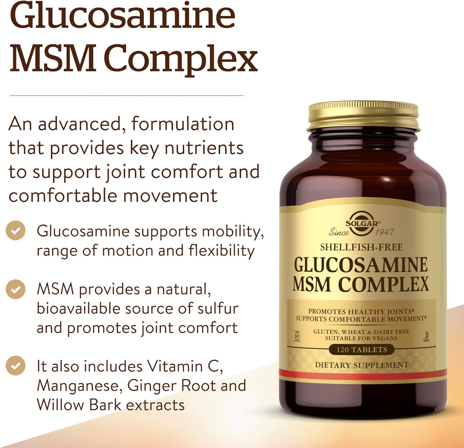 solgar-glucosamine-msm-complex-tablets---supports-joint-health-flexibility-collagen---shellfish-free---gluten-free-dairy-free-kosher---40-servings-3