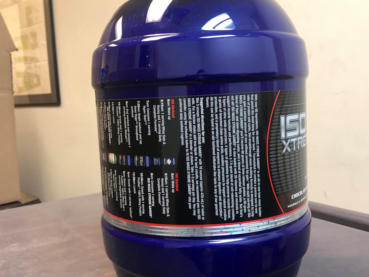 iso-mass-xtreme-gainer---protein-powder-for-lean-muscle-gain-60g-protein-creatine-whey-isolate-10lbs---chocolate-flavor-7