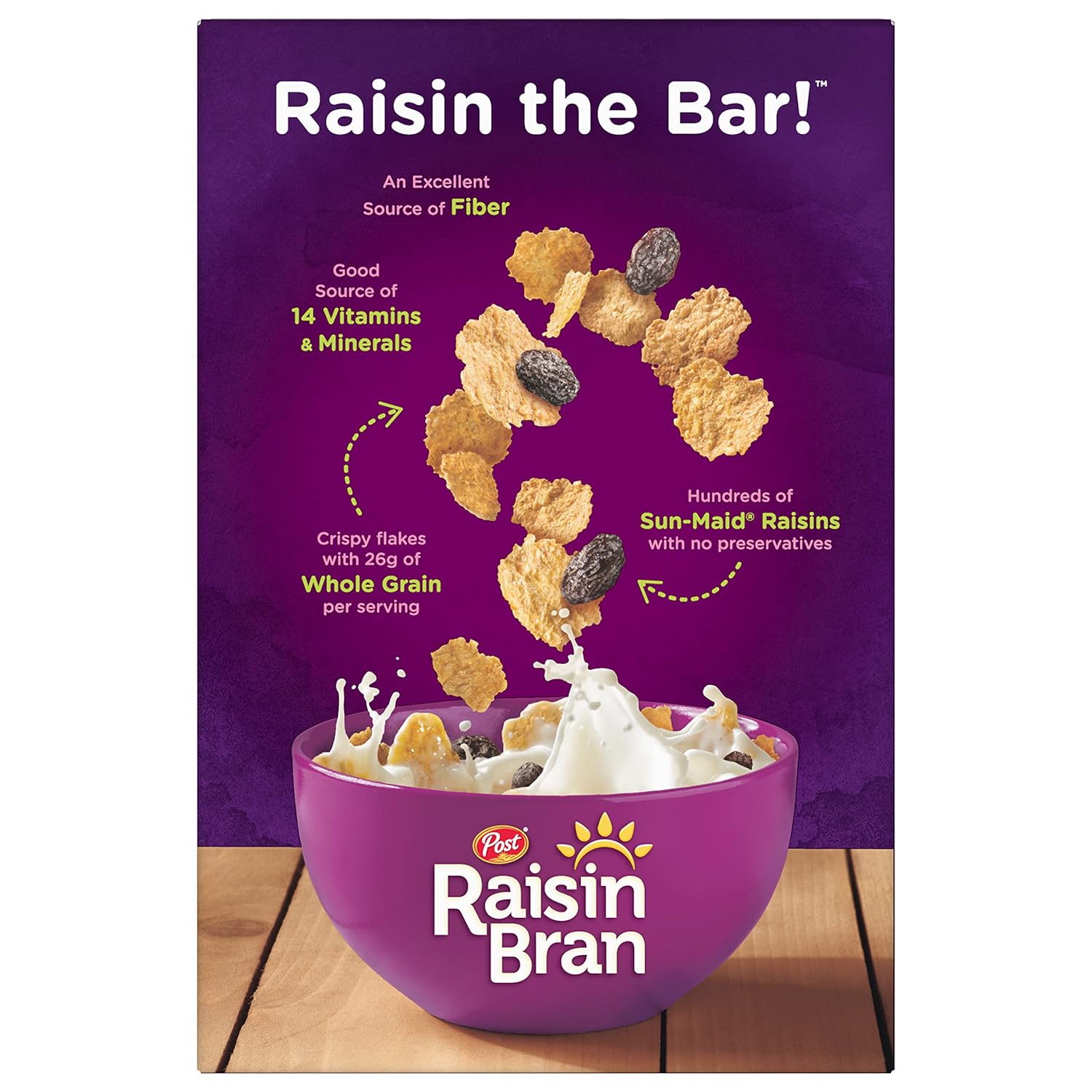Raisin Bran Whole Grain Wheat & Bran Cereal, 16.6 oz - Kosher Breakfast Option - Espot.com.au