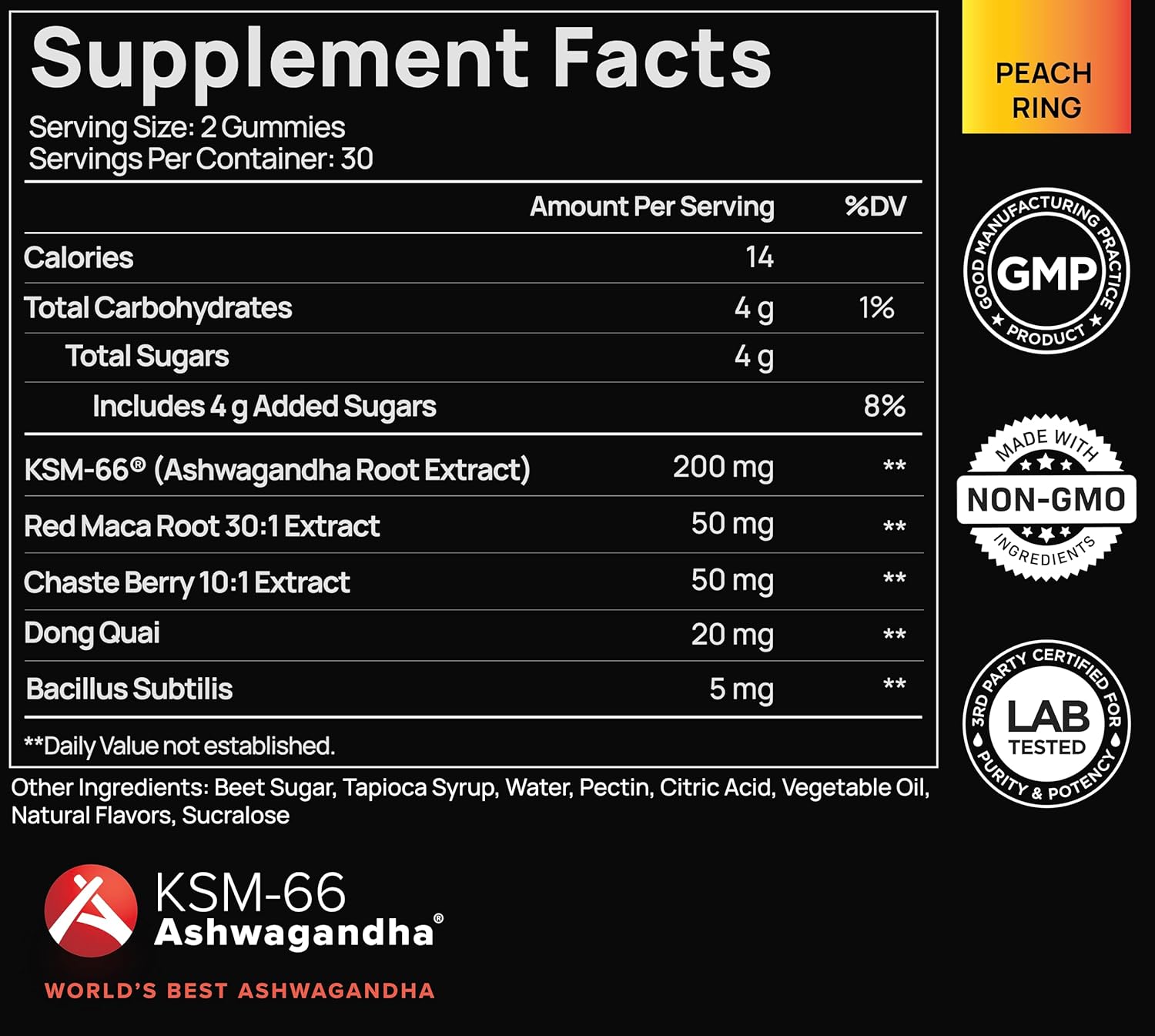30x Strength Red Maca Root & Ashwagandha Gummies for Women - Natural Libido Booster, Hormone Balance, Cortisol Reducer, Stress Relief - Female Libido Mood Booster - TERRA ELMNT 4,050mg - Espot.com.au