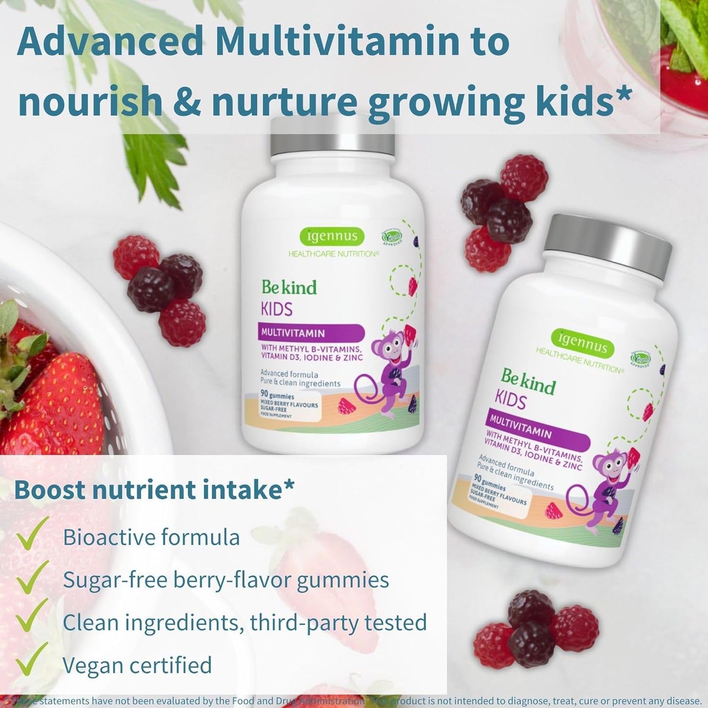 nutrition-igennus-methylated-kids-multivitamin-gummy---b-vitamins-vitamin-d---no-artificial-sweeteners---sugar-free---age-4---90-berry-gummies---non-gmo---halal---clean-label-2