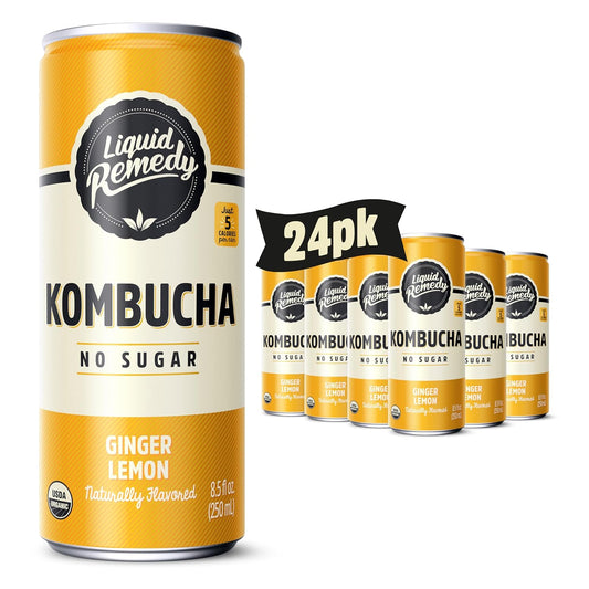 organic-ginger-lemon-kombucha-drink-sugar-free-low-calorie---gut-health-boost-probiotic-tea-alternative---24-pack-of-85-fl-oz-cans-1