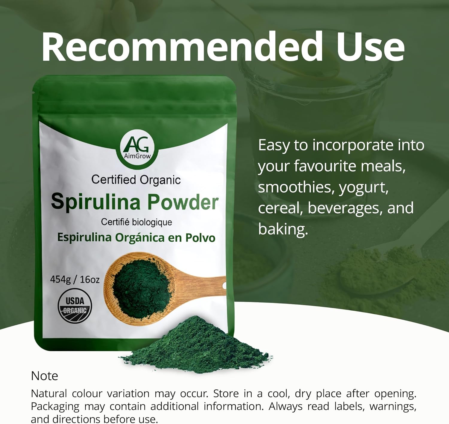454g-aimgrow-organic-spirulina-powder---protein-rich-for-eye-skin-immune-health---canada-organic-non-gmo-gluten-free-6