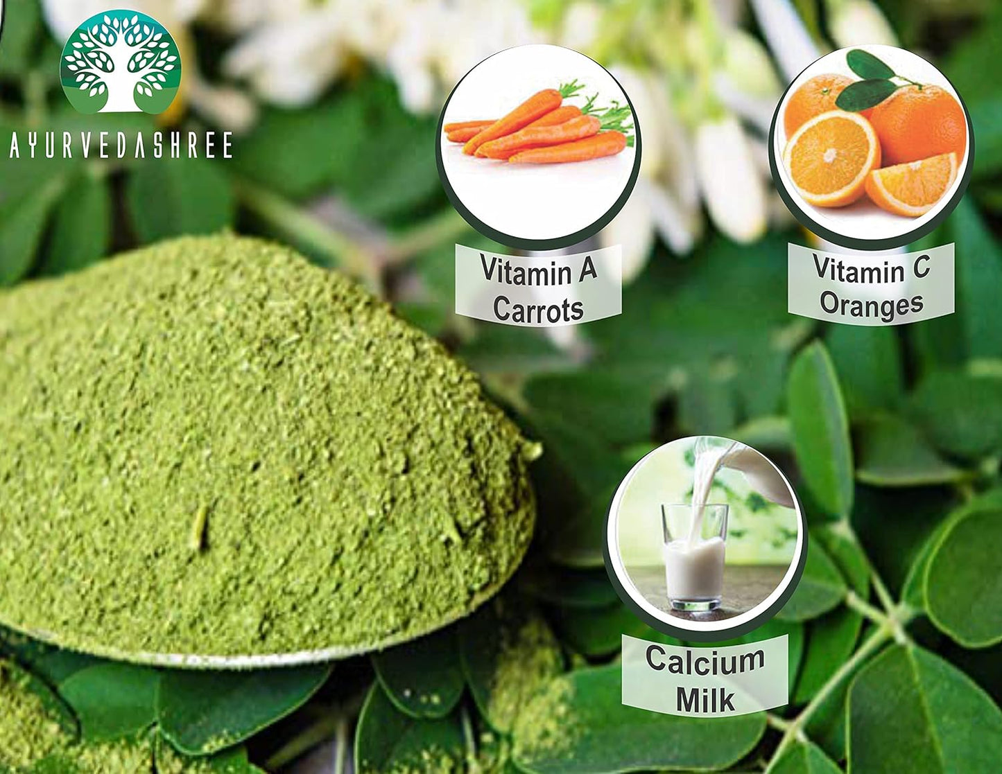 organic-moringa-leaf-powder-200g---lab-tested-non-gmo-gmp-certified-vegan---ayurvedic-superfood-supplement-9