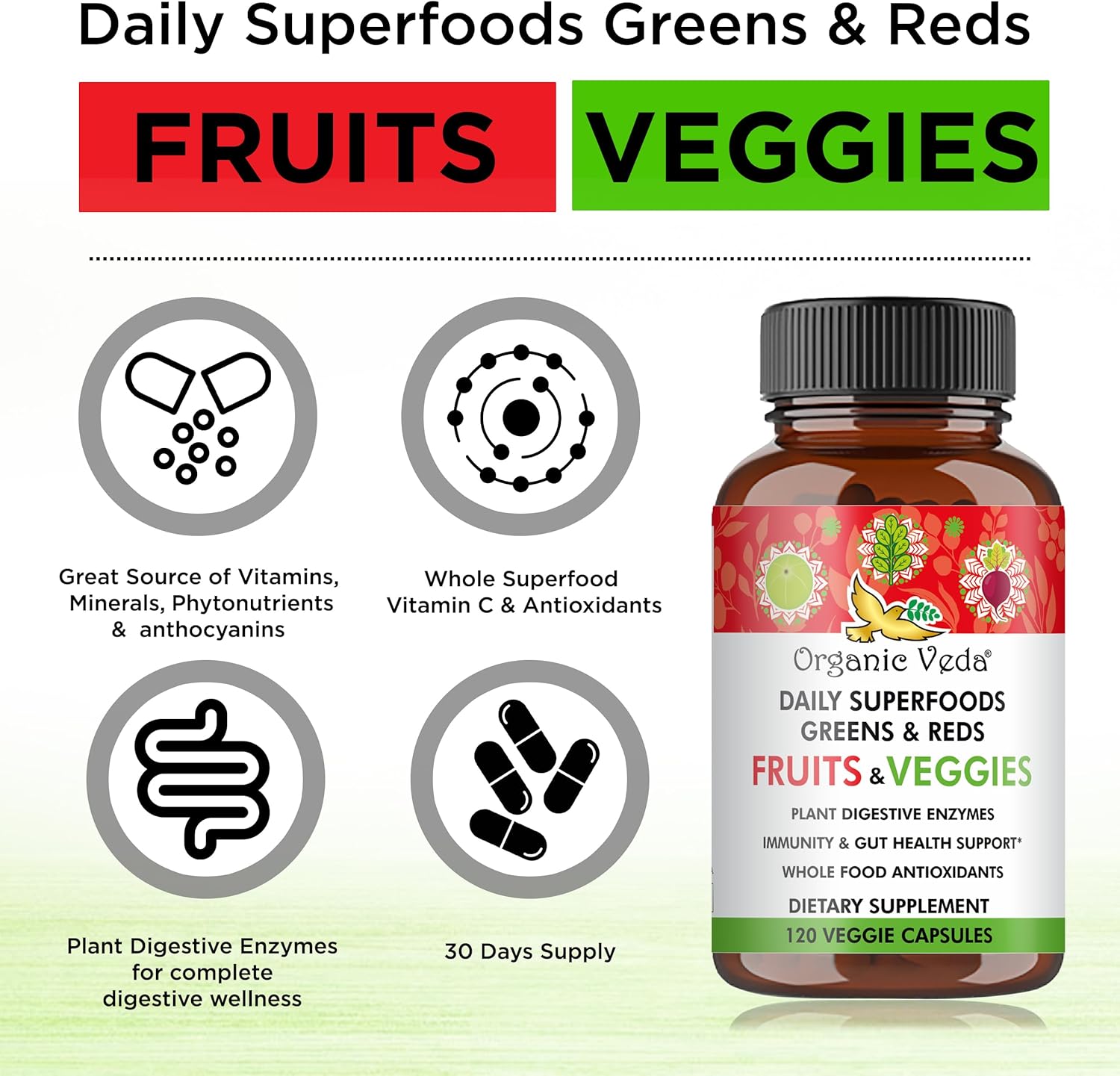 organic-veda-super-greens-reds-veggies-capsules---8-in-1-whole-food-supplement-with-papaya-spirulina-chlorella-moringa-beet-turmeric---120-vegan-capsules-4