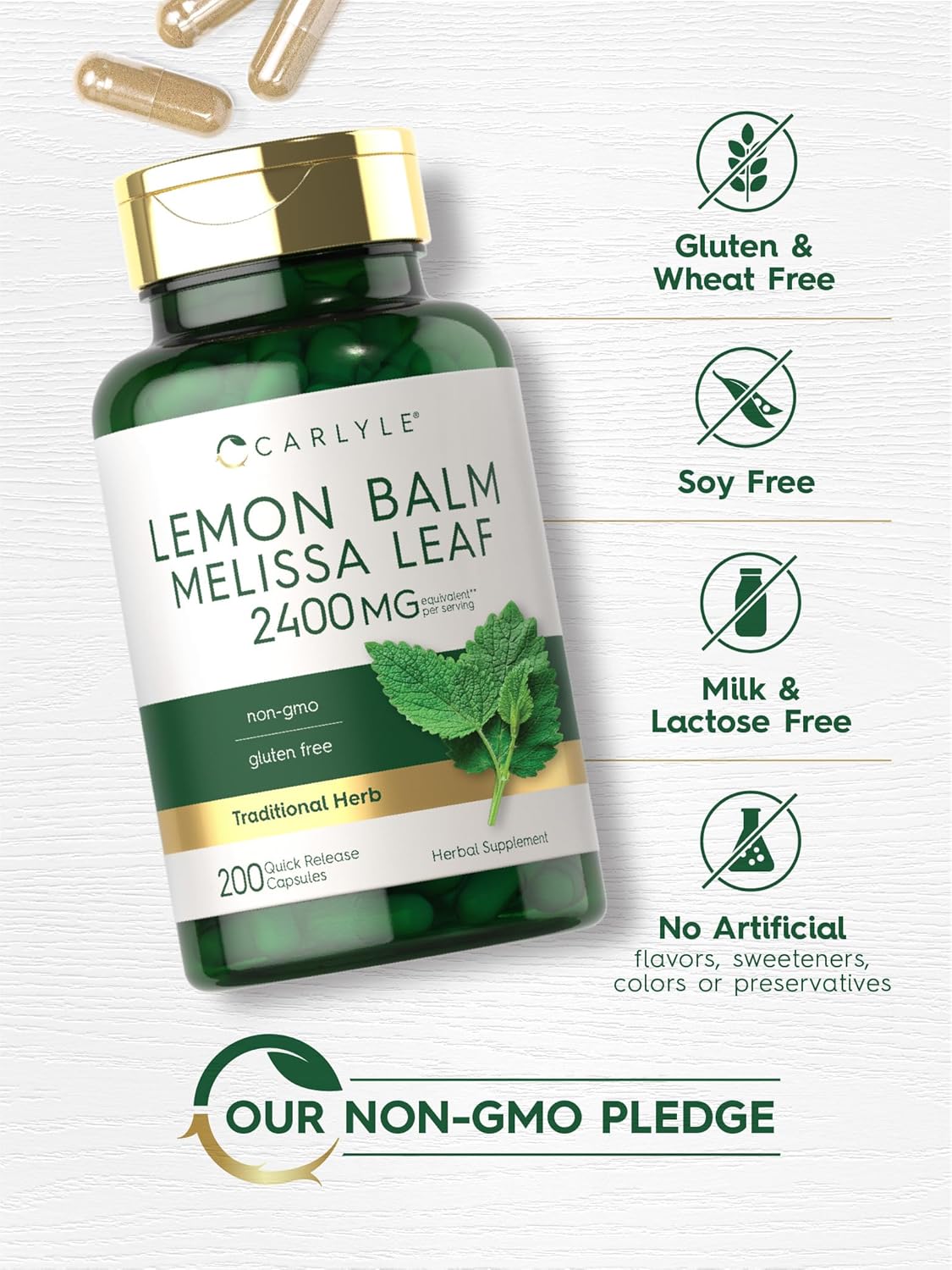 200-count-carlyle-lemon-balm-capsules---non-gmo-gluten-free-melissa-leaf-herbal-supplement-5