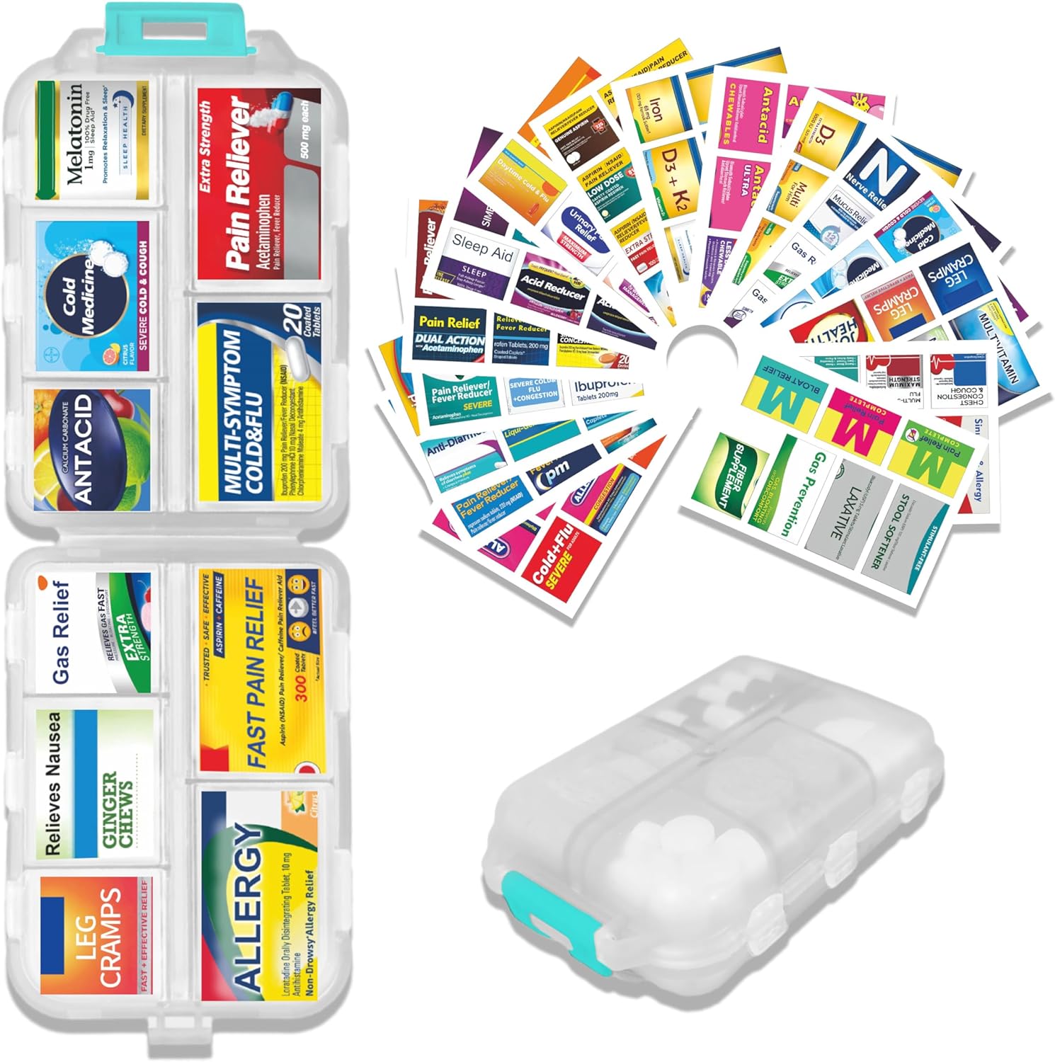 mini-pill-organizer-with-161-labels---compact-7-day-daily-medication-case---durable-white-pill-holder---tisea-1