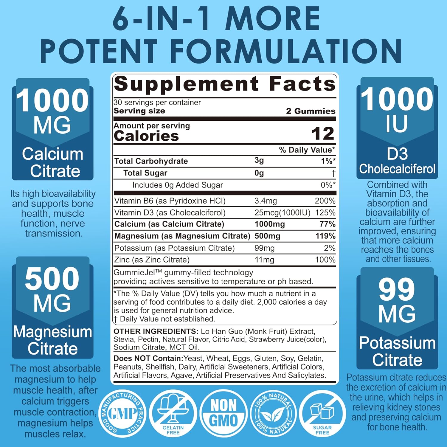 calcium-citrate-gummies-with-vitamin-d3-magnesium-potassium-zinc-b6---bone-strength-muscle-immune-support---sugar-free-vegan-chews-for-women-and-men---60-count-2