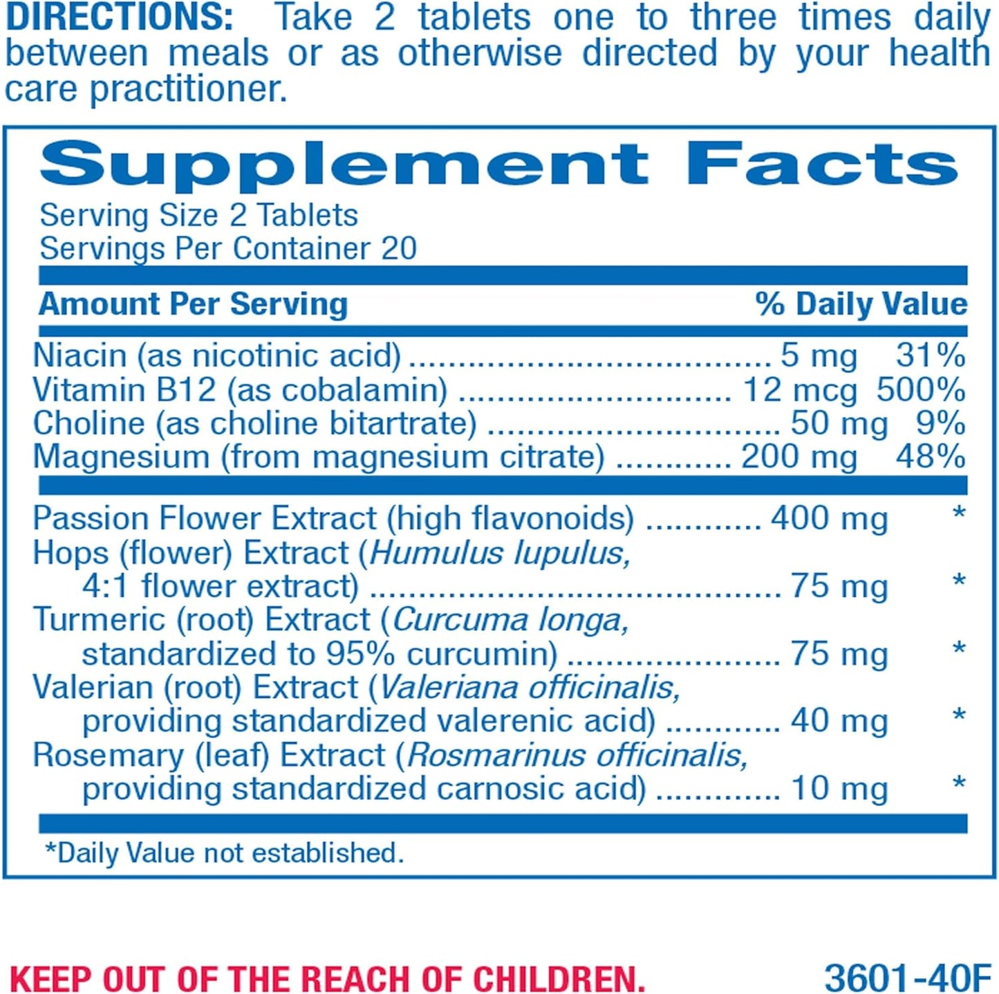 muscle-and-nerve-health-supplement-with-vitamin-b12-turmeric-curcumin-magnesium-choline-niacin---40-tablets-by-anabolic-laboratories---neuro-ease-formula-2